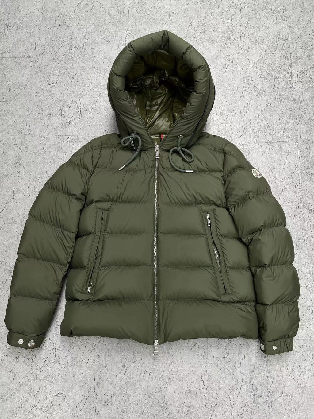 Moncler Hooded Short Down Coat