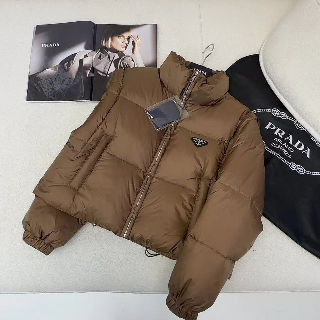 Prada Cropped Quilted Puffer Jacket