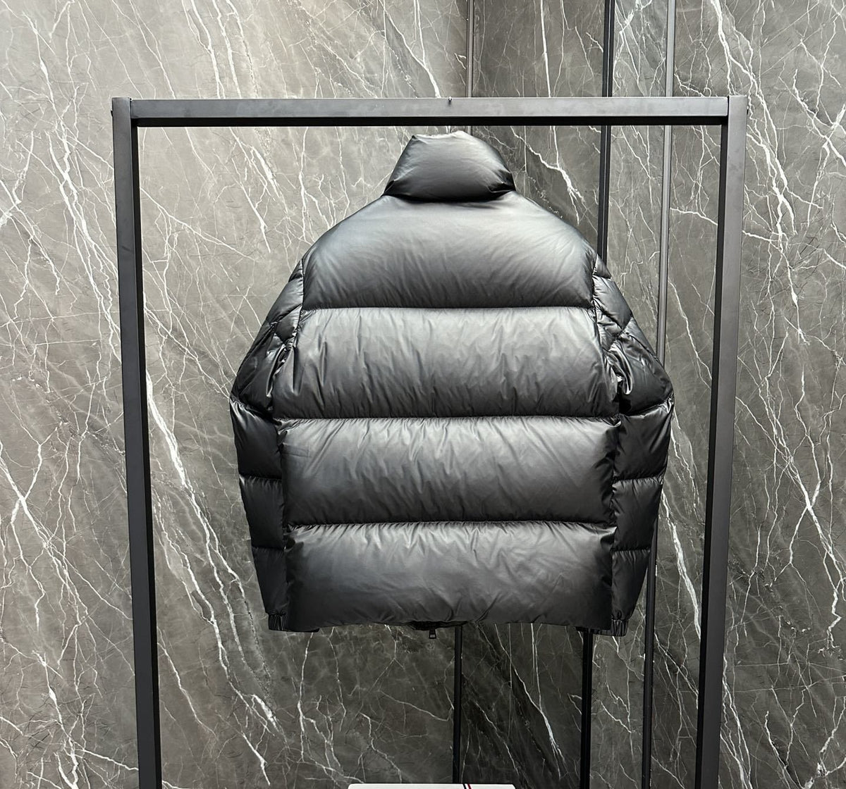 Moncler Pixel Ski Cartoon Patch Puffer Coat