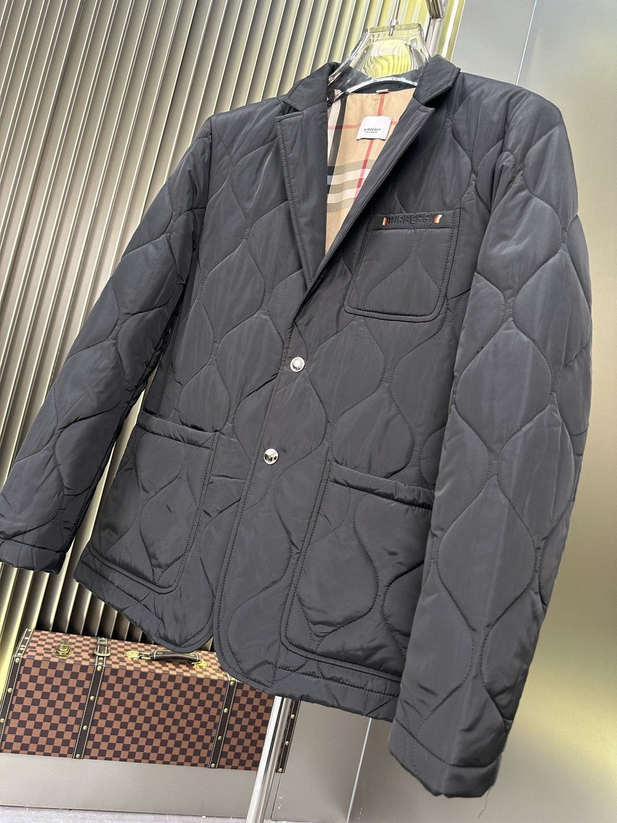 Burberry Quilted Blazer-Style Jacket