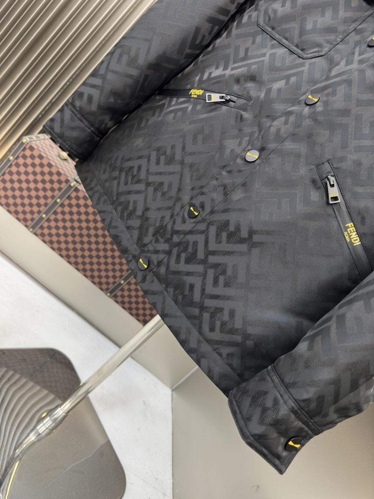 Fendi Quilted Monogram Jacket