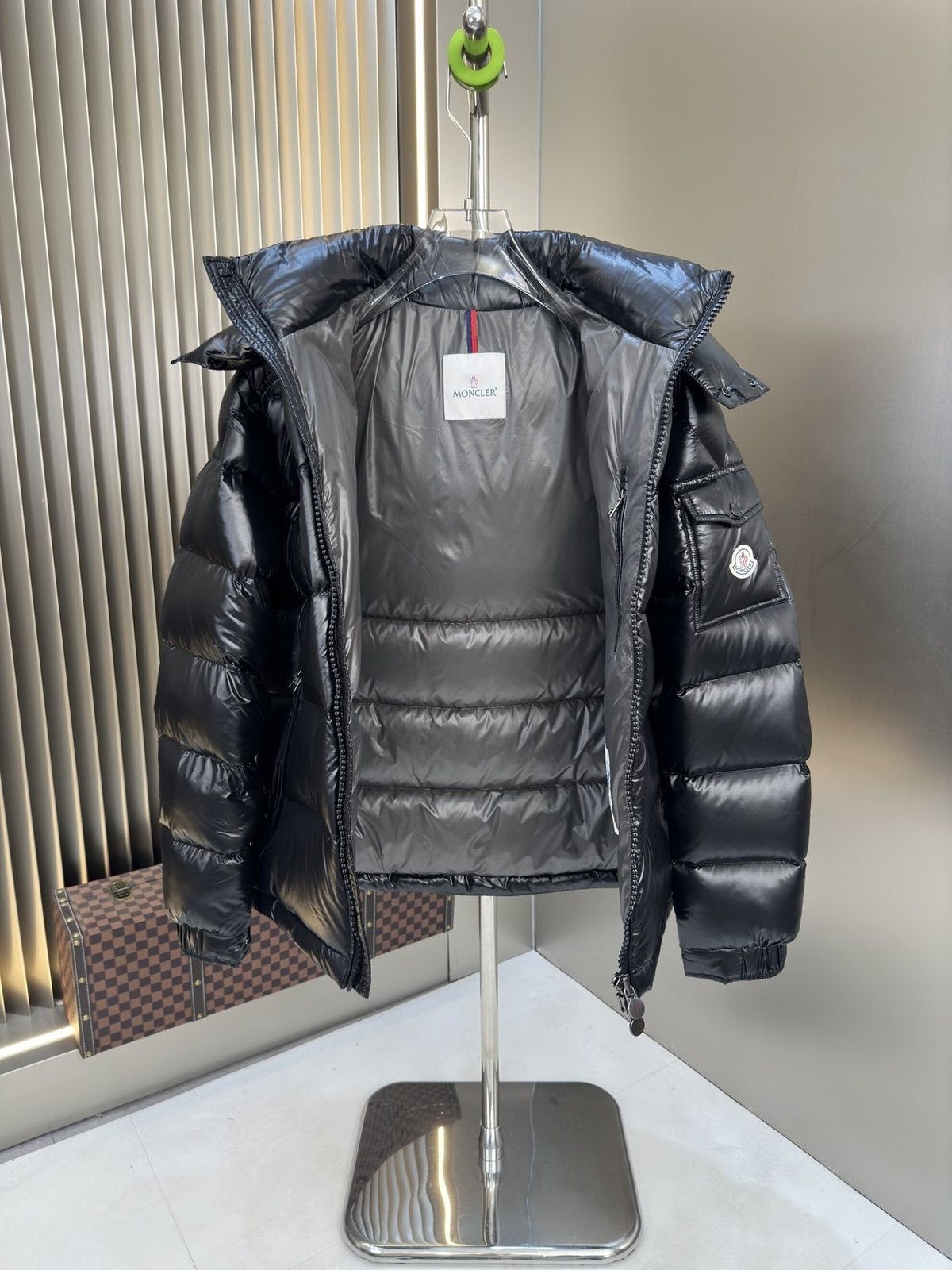 Moncler Maya Hooded Puffer Coat