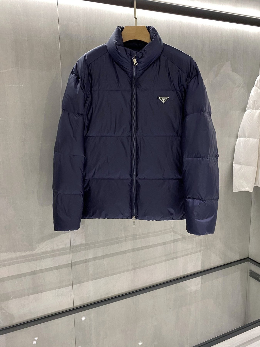 Prada Quilted Stand-Collar Puffer Jacket